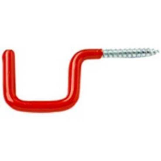 RED PLASTIC COATED HOOK